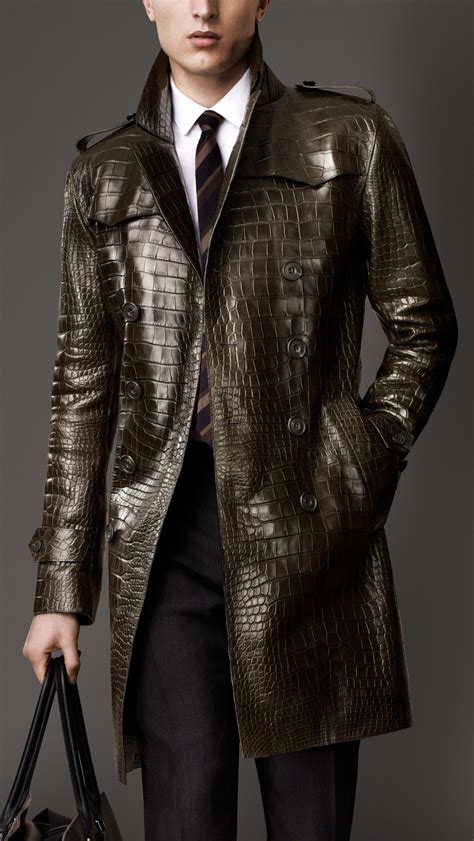 green duffle burberry|Burberry men's overcoat sale.